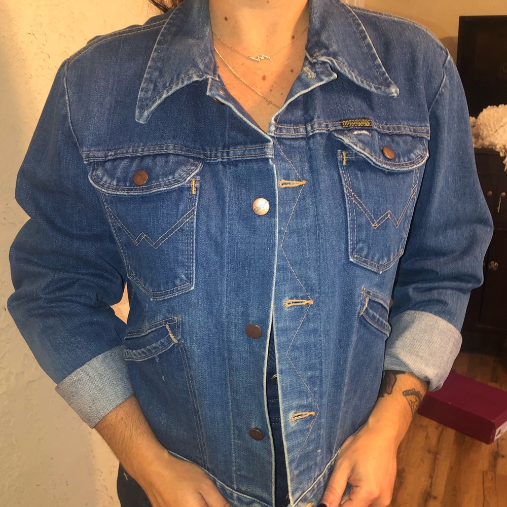 Vintage 70s wrangler denim jacket